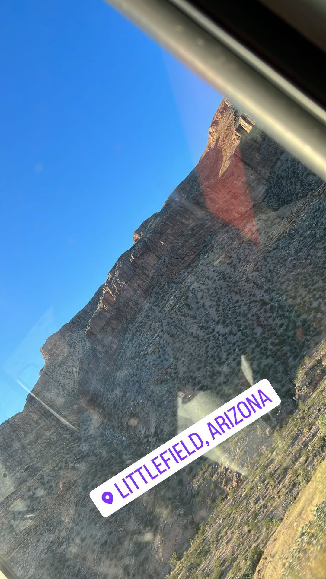 Cross-country views — Littlefield, Arizona